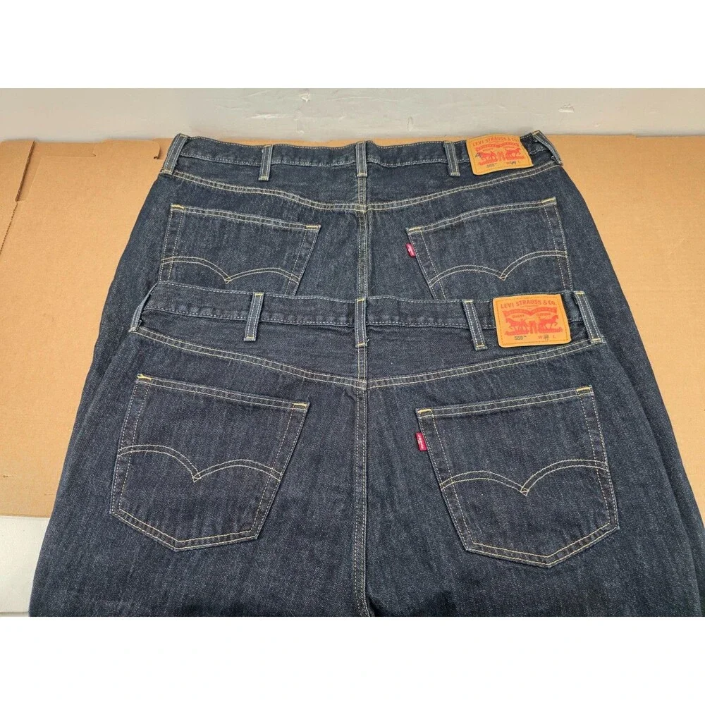 Levi’s Men’s 559 Relaxed Straight Flex Fit Blue Jeans 44x30 2 of